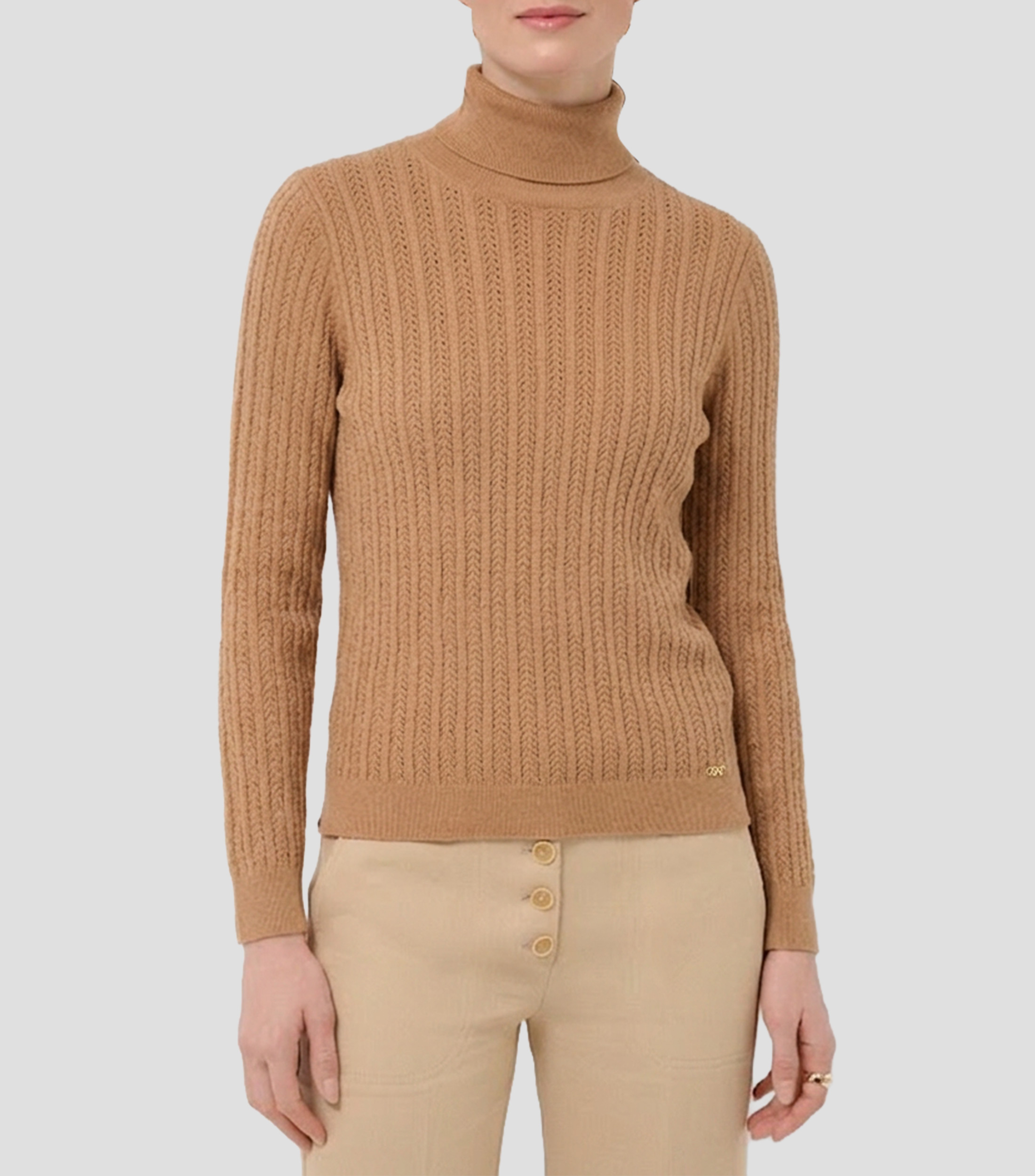 Suéter cuello de tortuga Mujer